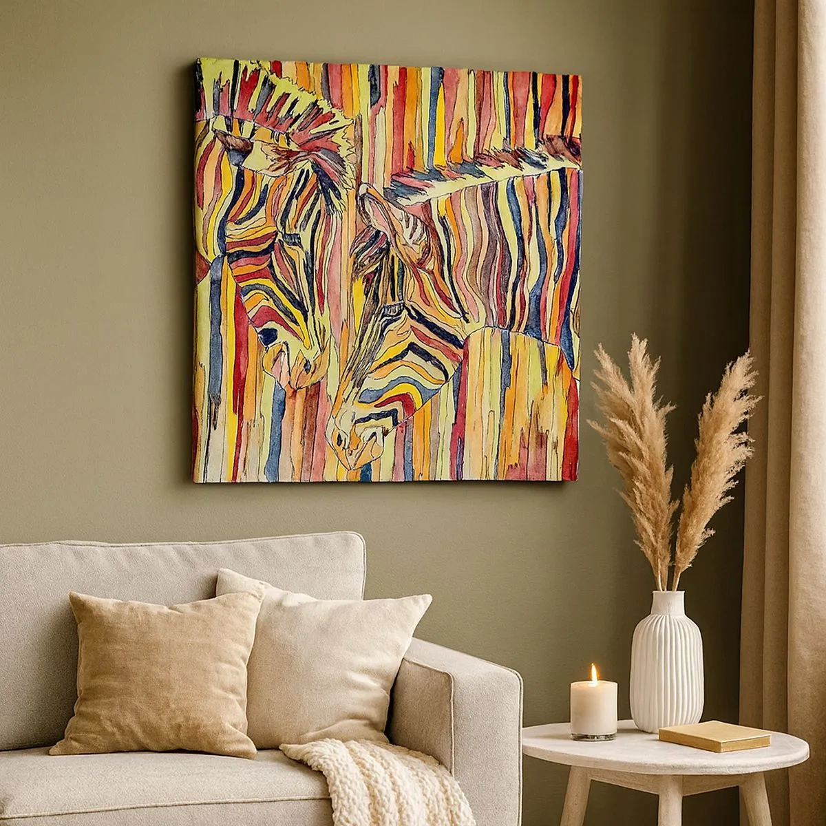 Cuadro sobre lienzo - Impresión de Imagen - Y tú también... - 30x30 cm