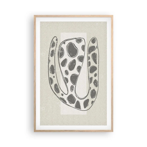 Póster en marco roble claro - Una criatura extraña - 61x91 cm