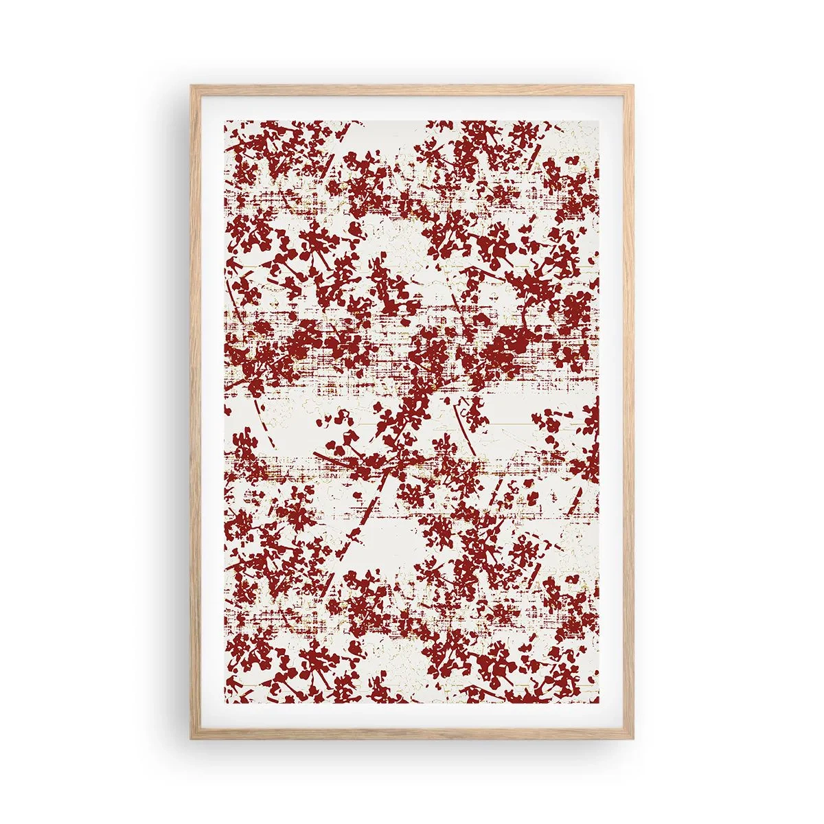 Póster en marco roble claro - Como un viejo percal - 61x91 cm