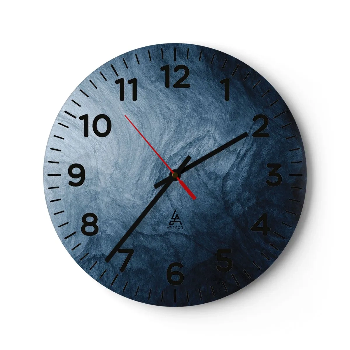 Reloj de pared - Reloj de vidrio - En las profundidades - 30x30 cm