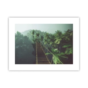 Póster - Sobre un mar de verde - 40x30 cm