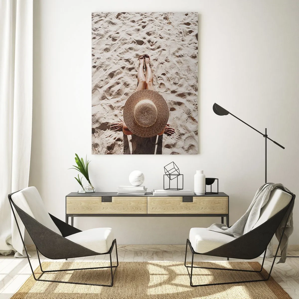 Cuadro sobre vidrio - Impresiones sobre Vidrio - Un tiempo de ensueño - 80x120 cm