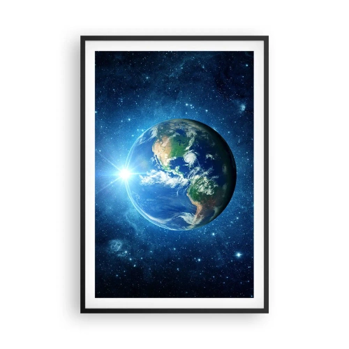 Póster en marco negro - Estamos en el cielo - 61x91 cm
