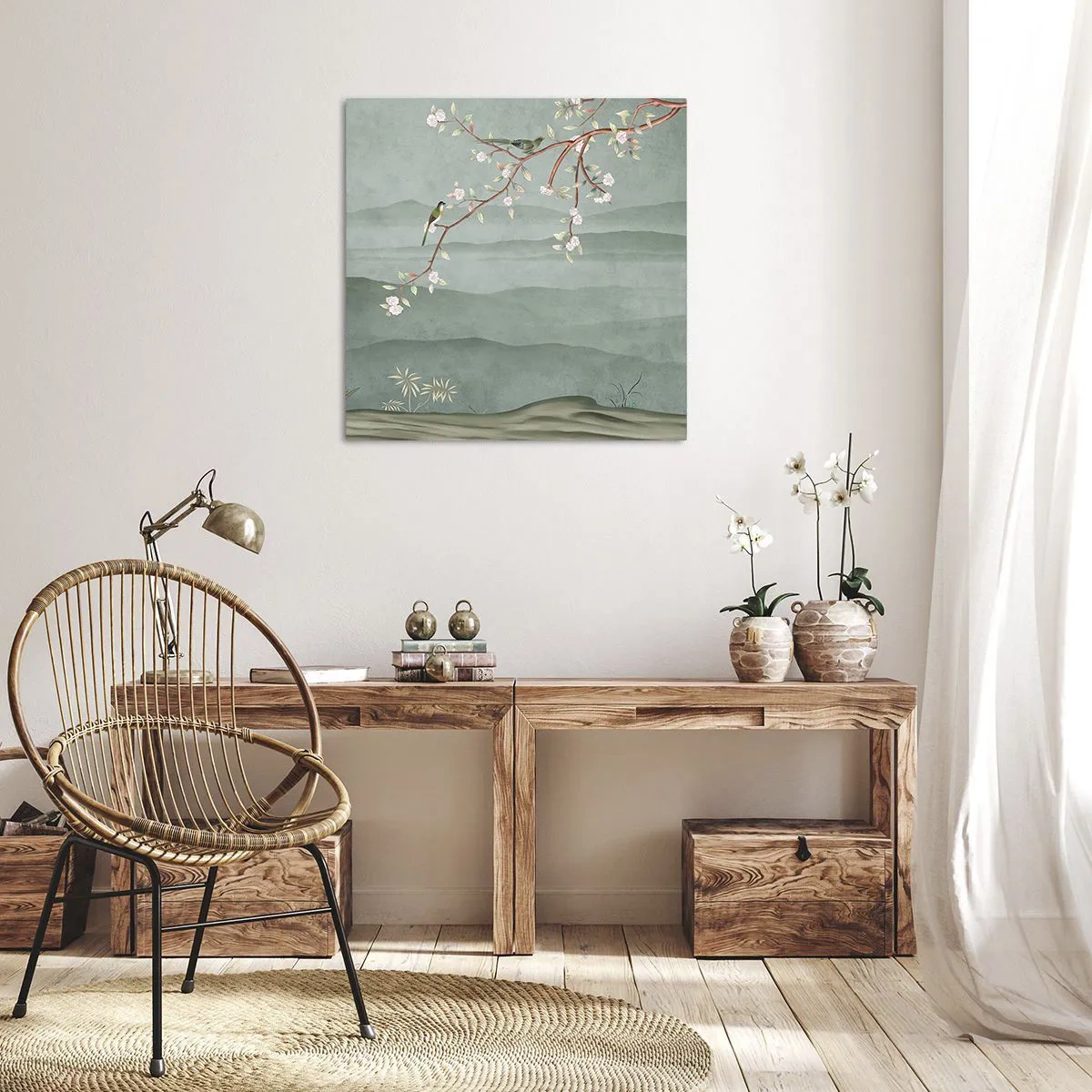 Cuadro sobre lienzo - Impresión de Imagen - Primavera, ah, eres tú - 70x70 cm