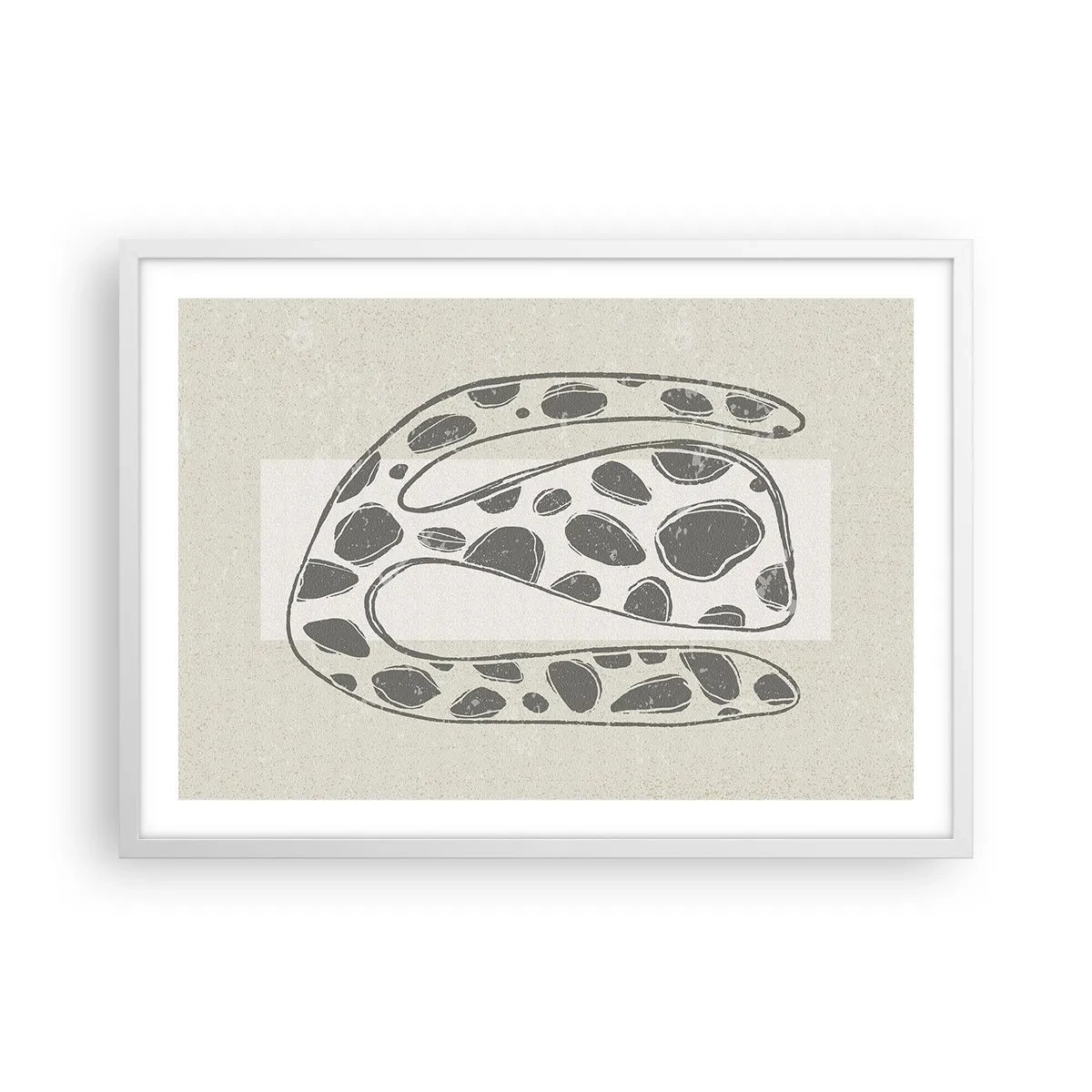 Póster en marco blanco - Una criatura extraña - 70x50 cm