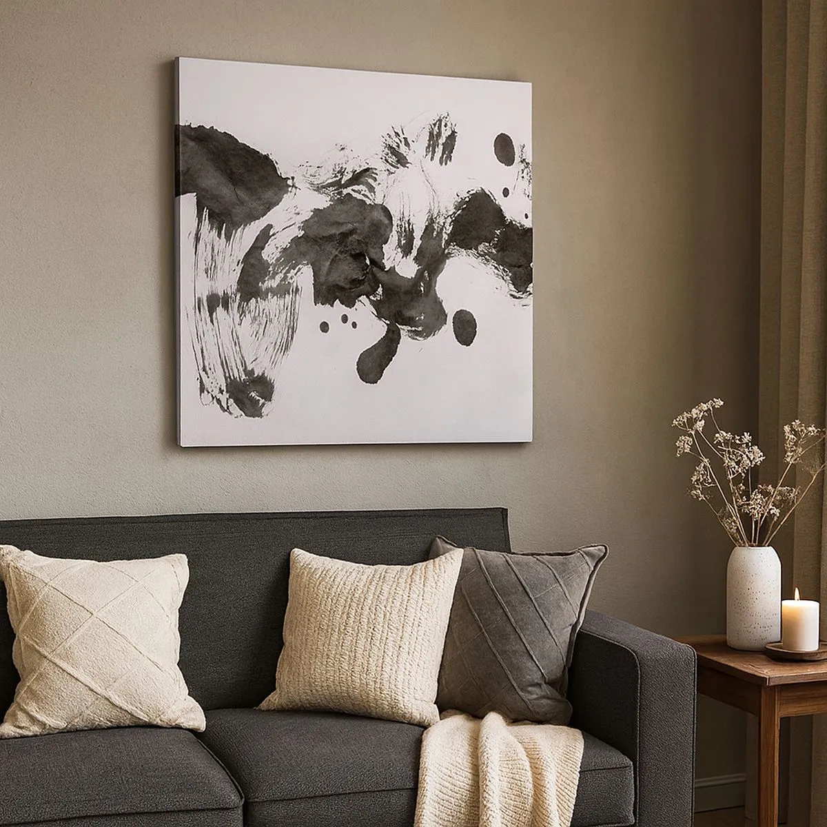 Cuadro sobre lienzo - Impresión de Imagen - ¿Un método en la locura? - 30x30 cm