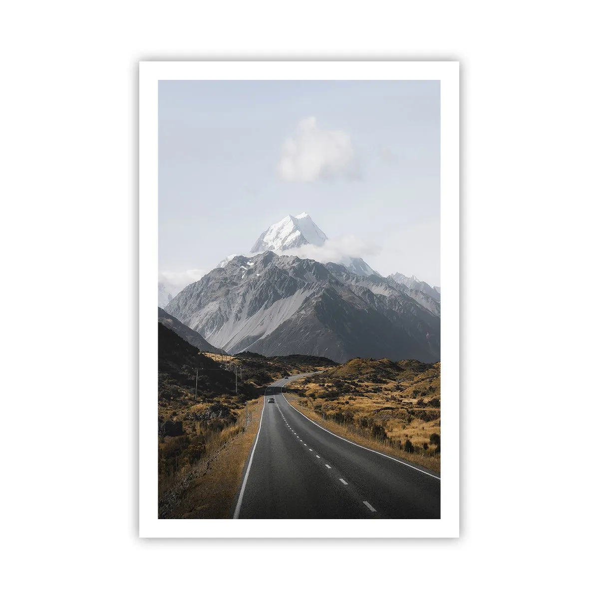 Póster - El camino al corazón de las montañas - 61x91 cm