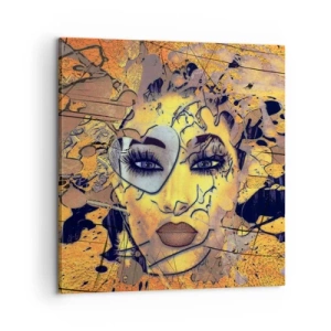 Cuadro sobre lienzo - Impresión de Imagen - La belleza del sol - 60x60 cm