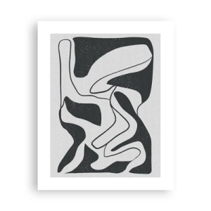 Póster - Juego abstracto en un laberinto - 40x50 cm