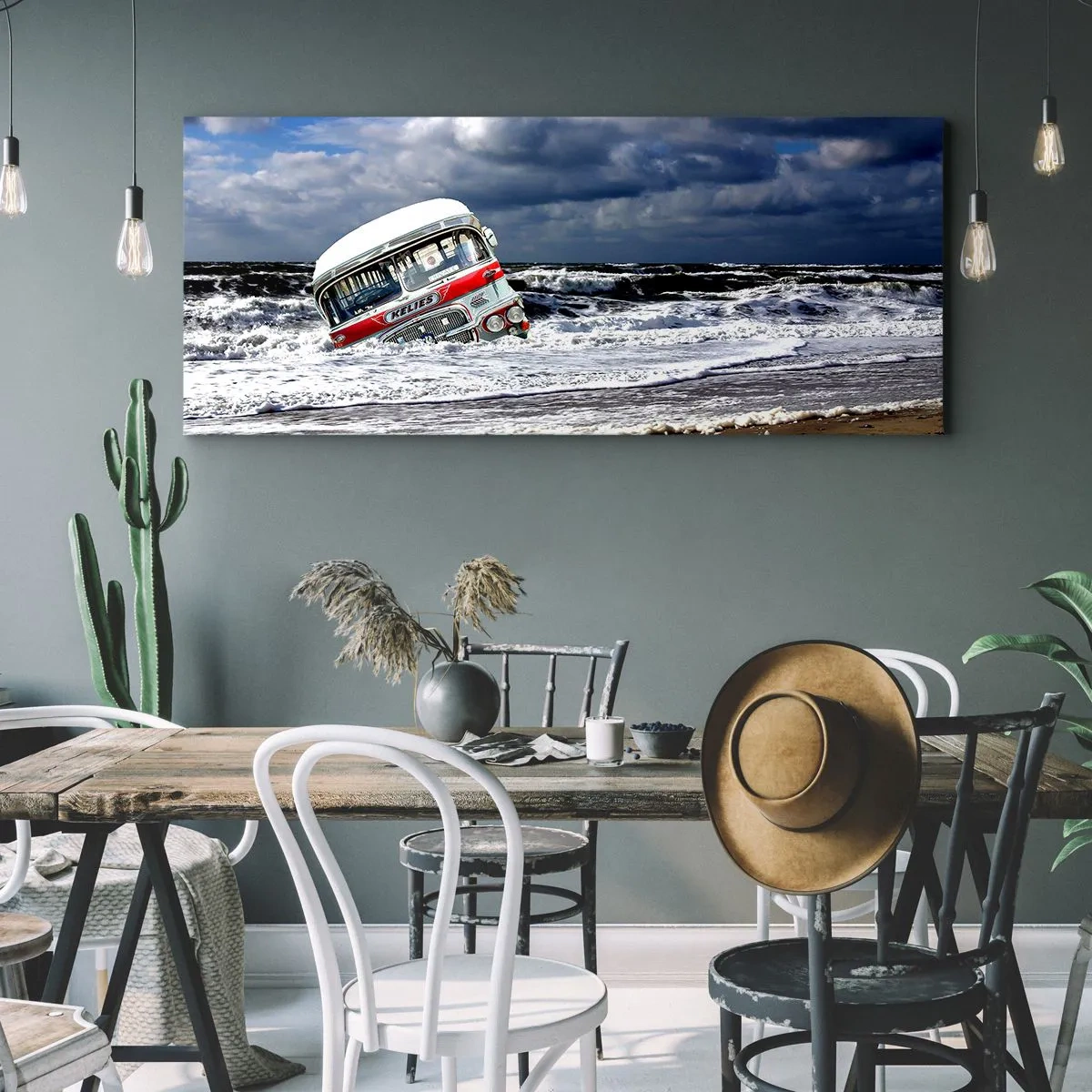 Cuadro sobre lienzo - Impresión de Imagen - ¿Y qué te sorprende? - 100x40 cm