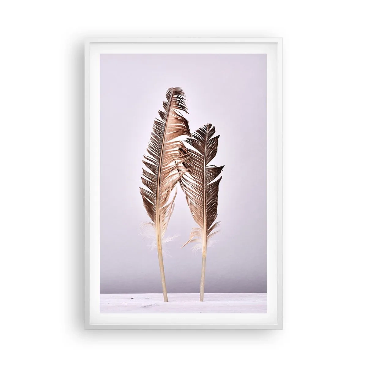 Póster en marco blanco - Contra la nada - 61x91 cm