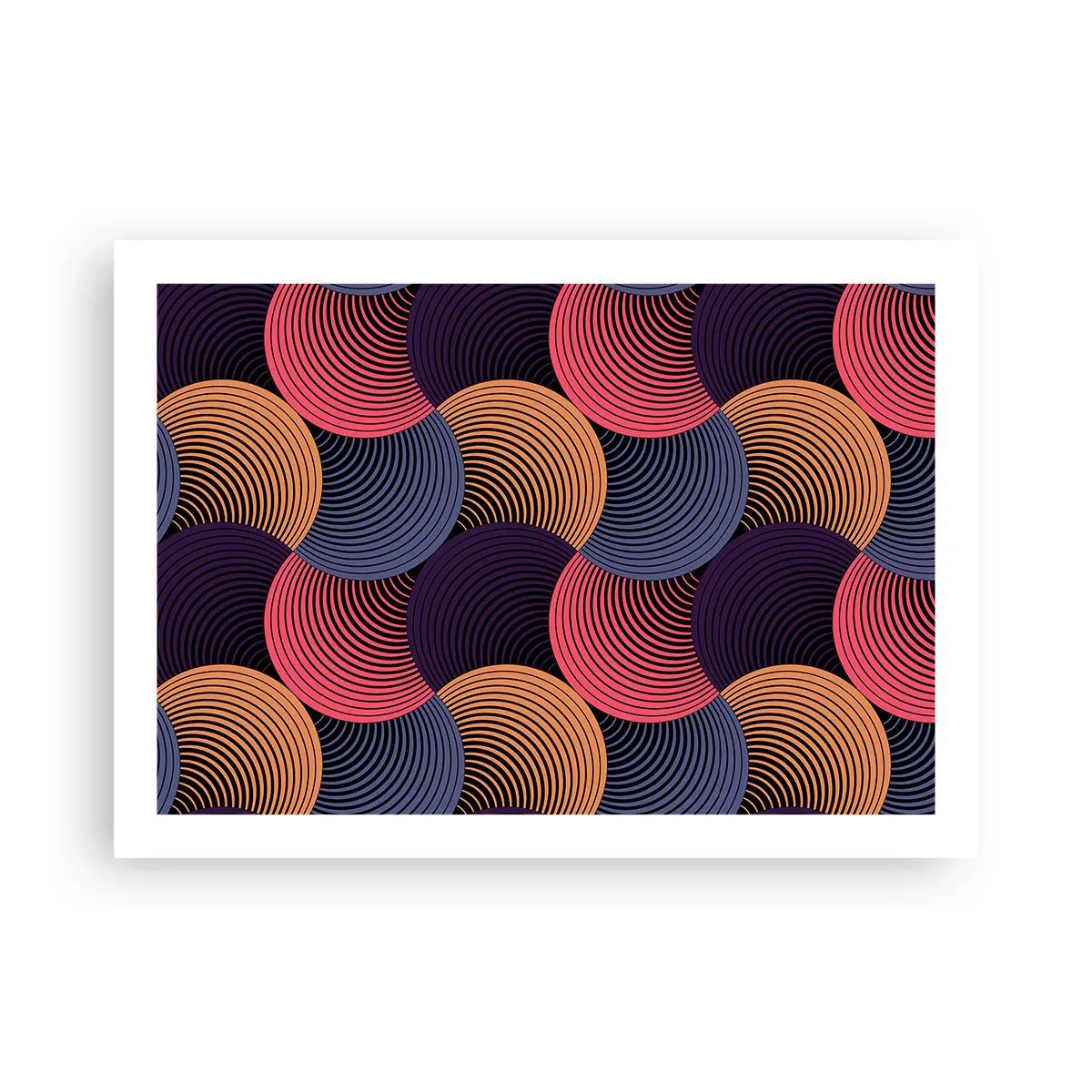 Póster - En un ritmo circular - 70x50 cm
