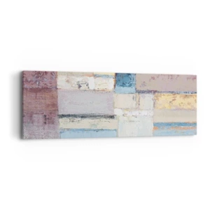 Cuadro sobre lienzo - Impresión de Imagen - La tranquilidad de la geometría - 90x30 cm