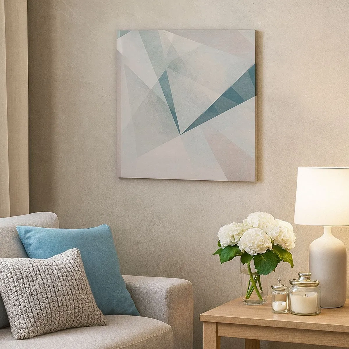 Cuadro sobre lienzo - Impresión de Imagen - Tranquilo pero dinámico - 30x30 cm