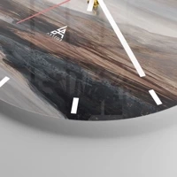 Esfera sin numeración, con rayas