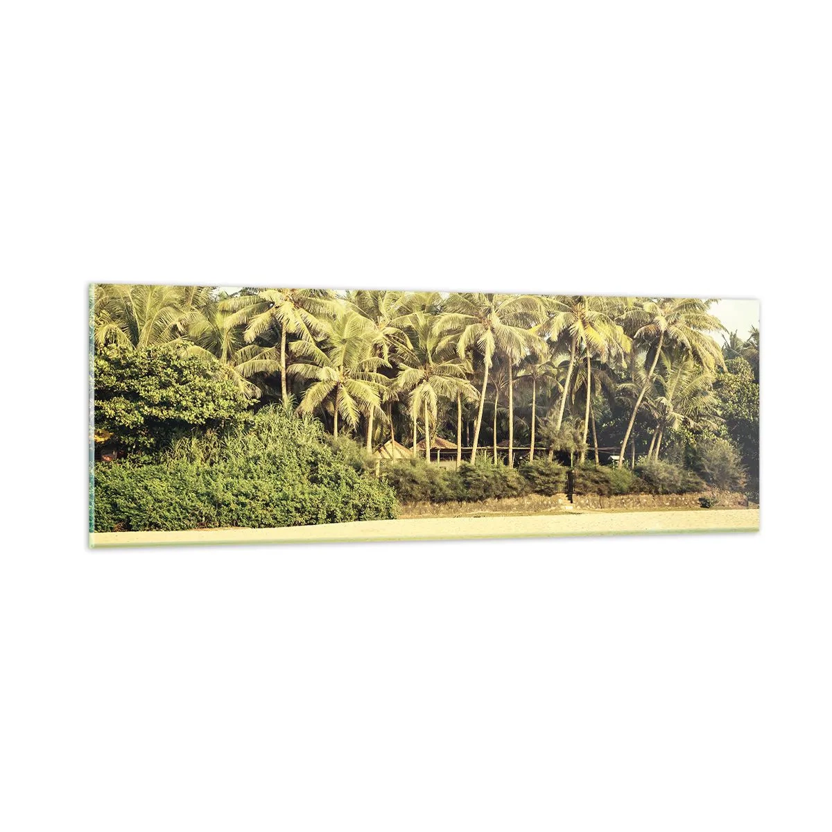 Cuadro sobre vidrio - Impresiones sobre Vidrio - ¿Qué tal aquí? - 90x30 cm