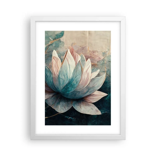 Póster en marco blanco - Estrellas de lago - 30x40 cm