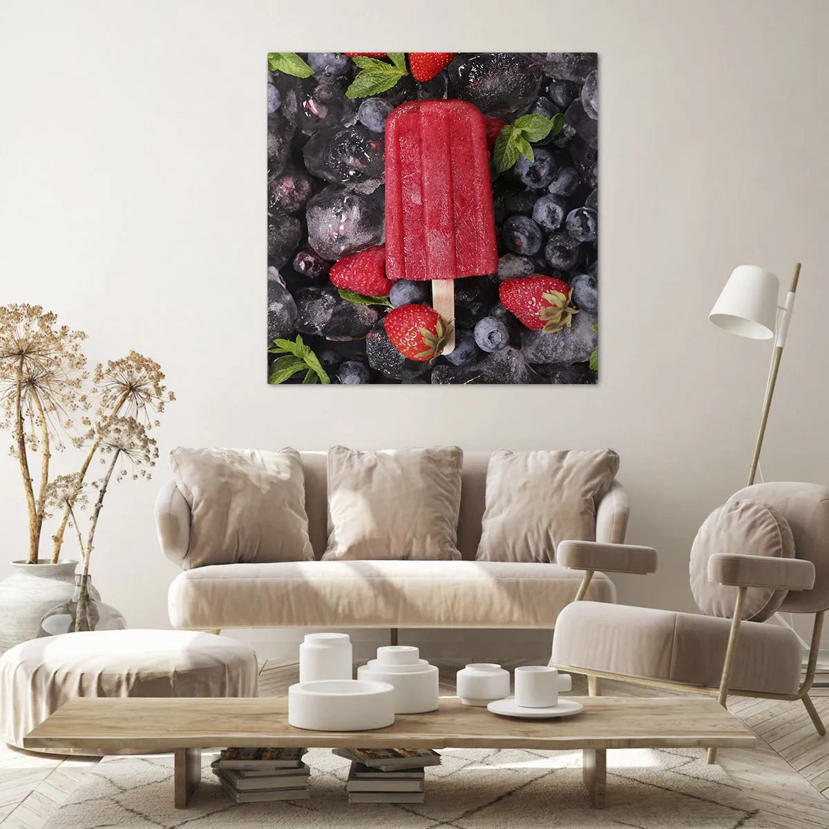 Cuadro sobre lienzo - Impresión de Imagen - El sabor del verano caluroso - 30x30 cm