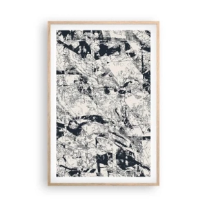 Póster en marco roble claro - La interpenetración de los opuestos - 61x91 cm