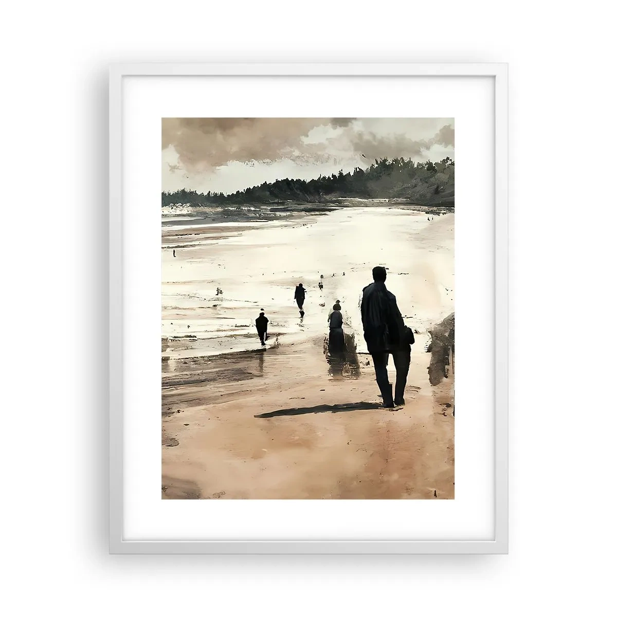 Póster en marco blanco - Un sueño evocado - 40x50 cm