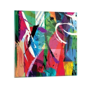 Cuadro sobre vidrio - Impresiones sobre Vidrio - Rápido, animado y con efecto - 50x50 cm