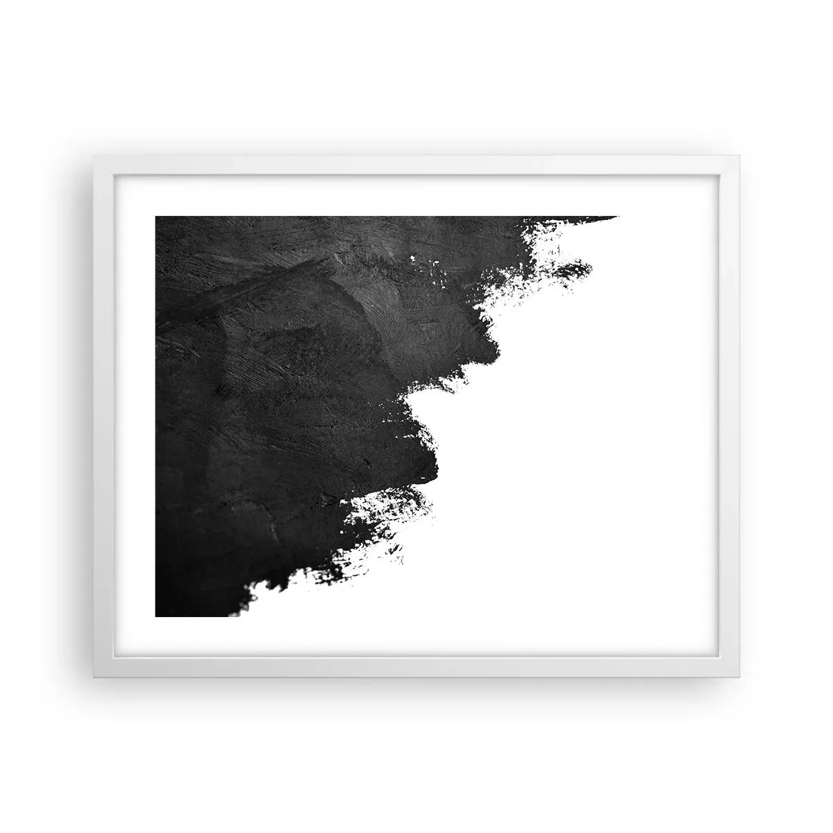Póster en marco blanco - Elementos: tierra - 50x40 cm