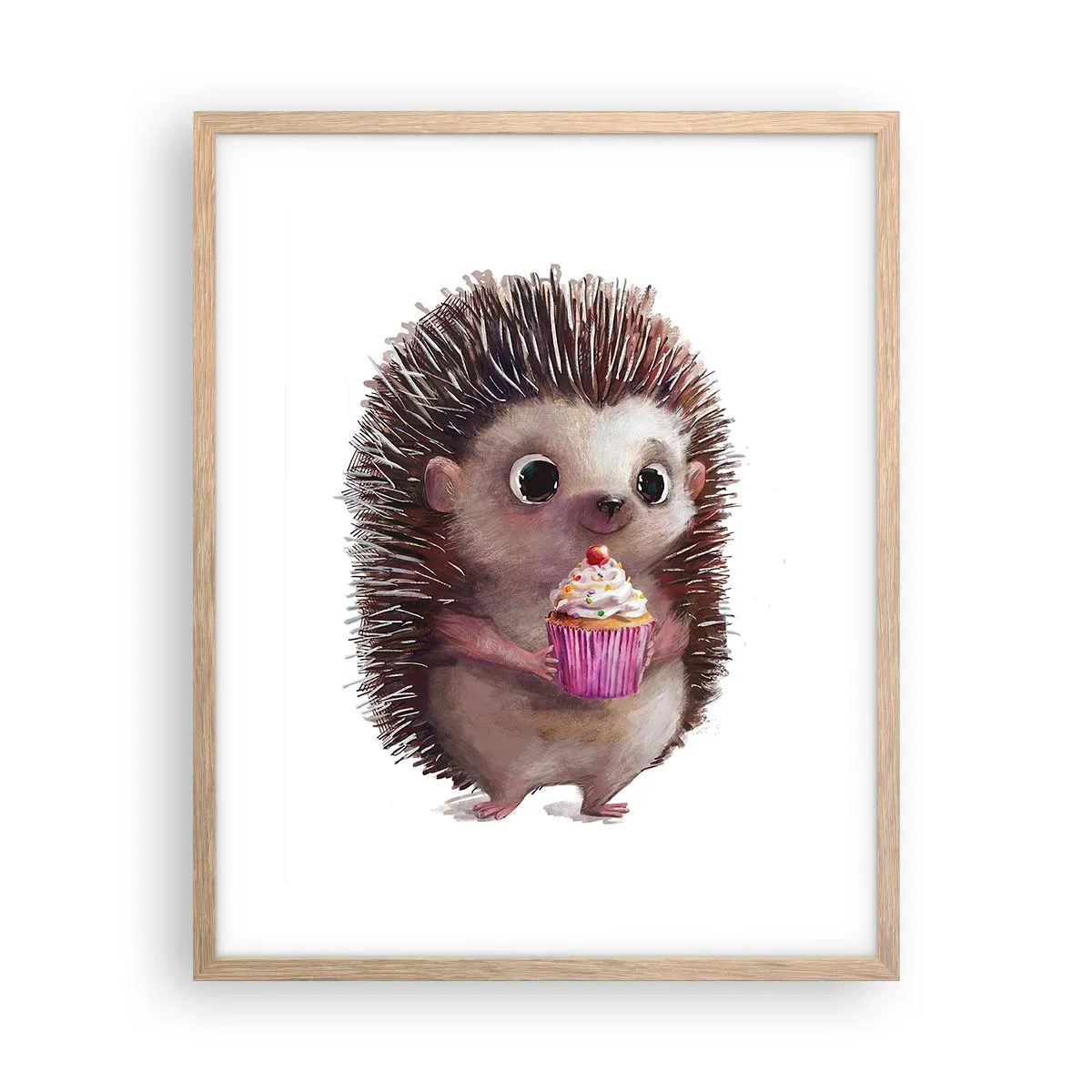 Póster en marco roble claro - La celebración es diaria - 40x50 cm