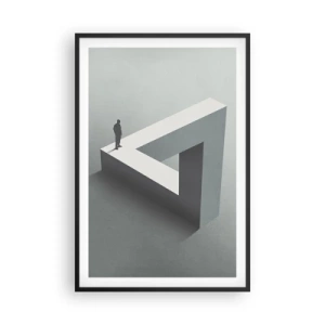 Póster en marco negro - Y, sin embargo, es posible - 61x91 cm