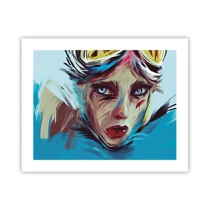 Póster - Guerrera colorida - 50x40 cm