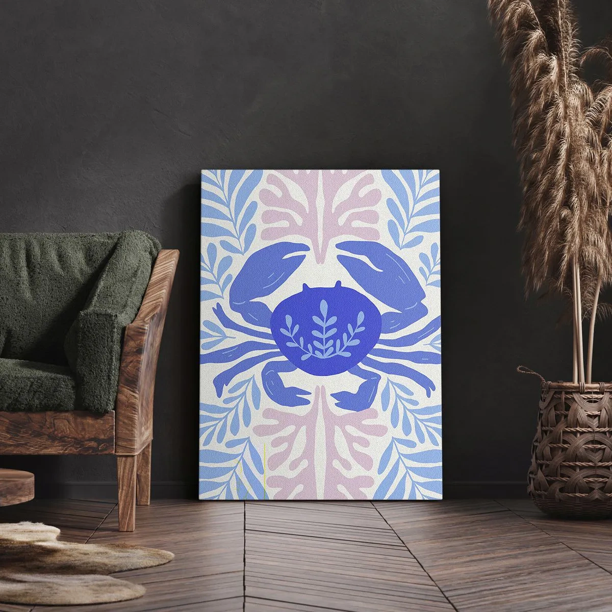 Cuadro sobre lienzo - Impresión de Imagen - Como una flor de mar - 80x120 cm