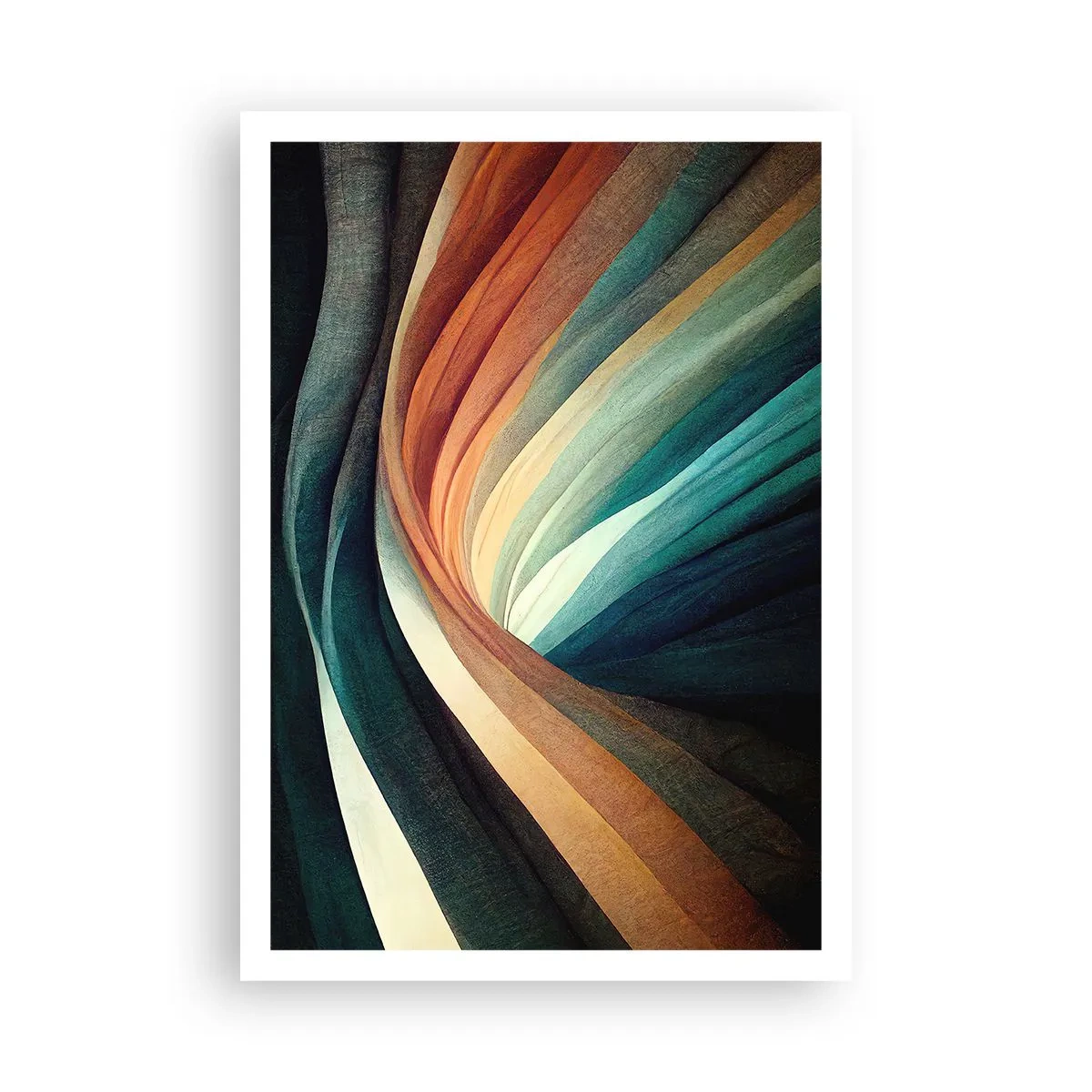 Póster - Tejido de colores - 70x100 cm