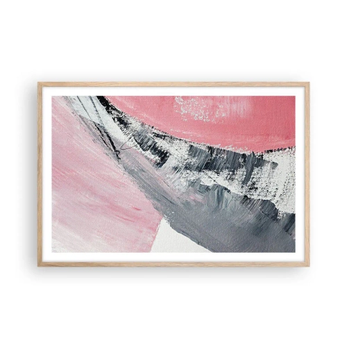 Póster en marco roble claro - Composición a juego - 91x61 cm