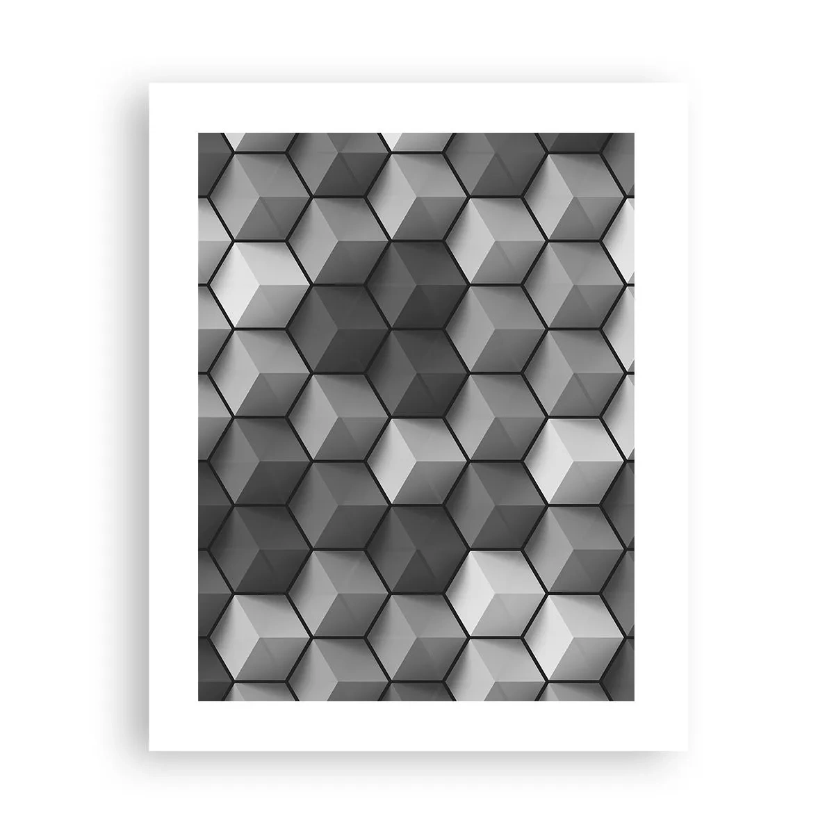 Póster - Rompecabezas cubista - 40x50 cm