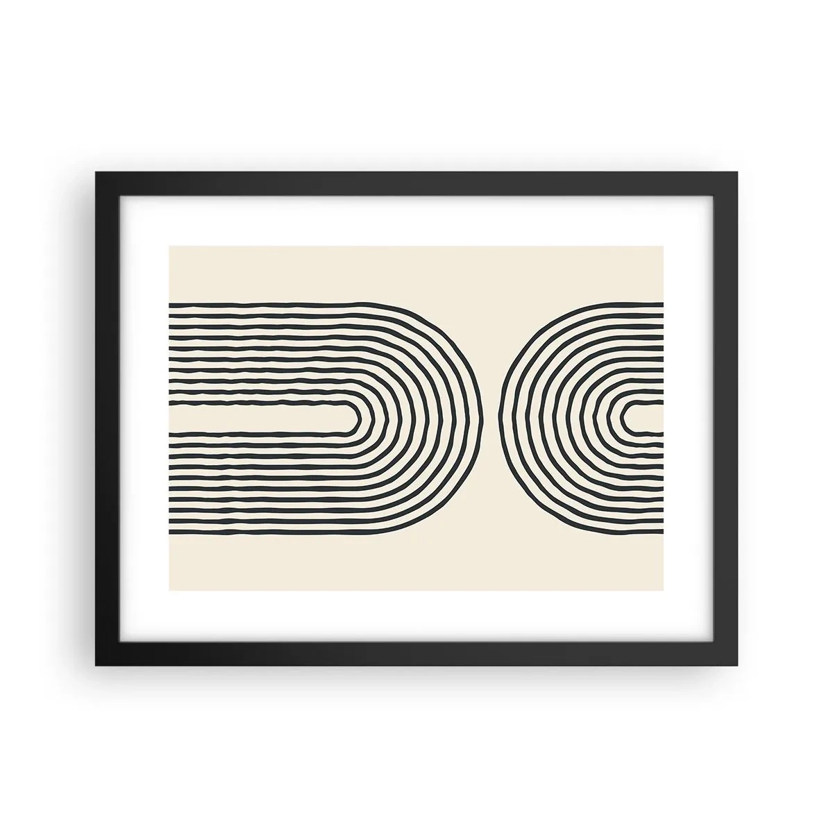 Póster en marco negro - Próximamente... - 40x30 cm