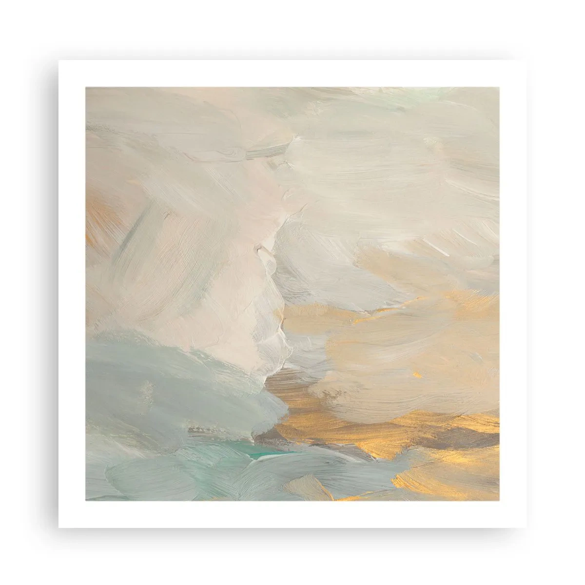 Póster - Abstracción - una tierra de dulzura - 60x60 cm