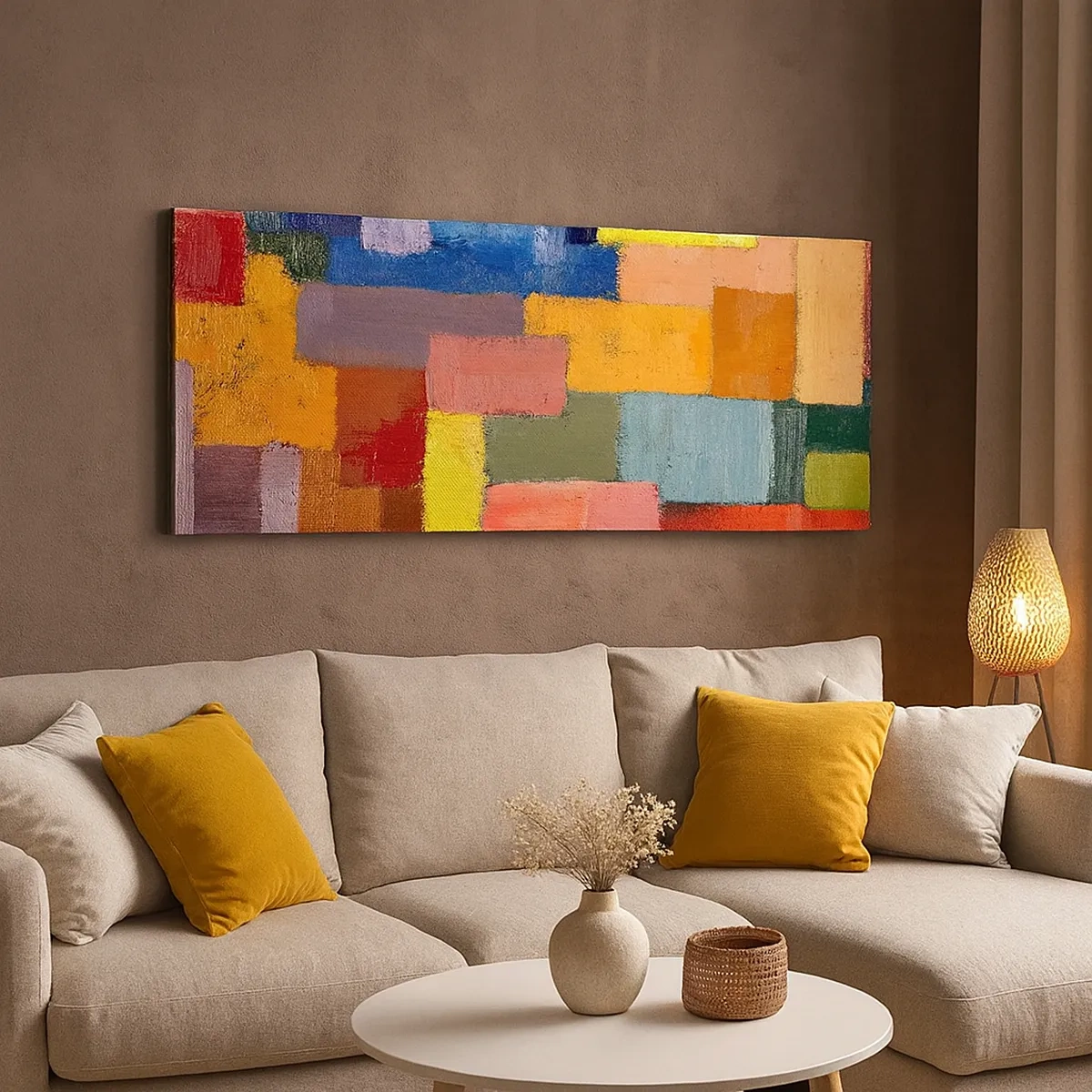 Cuadro sobre lienzo - Impresión de Imagen - Cada una diferente, todas coloridas - 30x30 cm