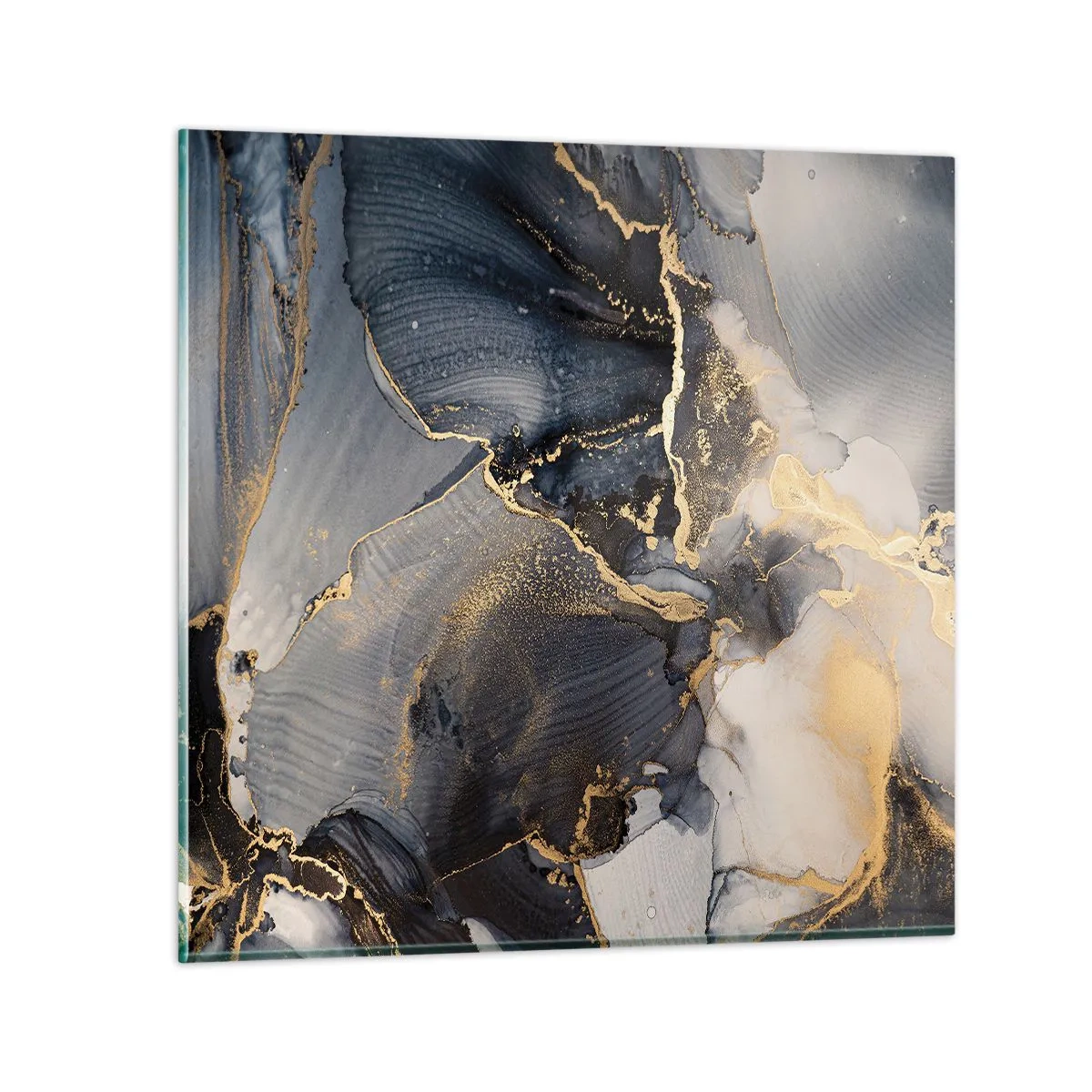 Cuadro sobre vidrio - Impresiones sobre Vidrio - La vida de una piedra - 70x70 cm