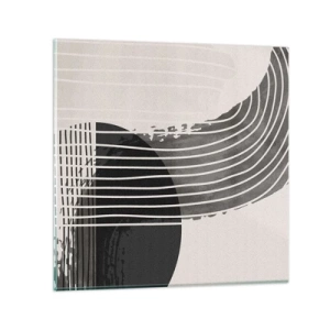 Cuadro sobre vidrio - Impresiones sobre Vidrio - Ida y vuelta - 40x40 cm