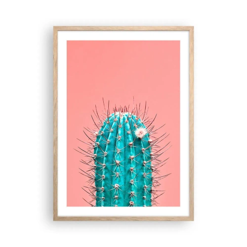 Póster en marco roble claro - Se mira, pero no se toca - 50x70 cm