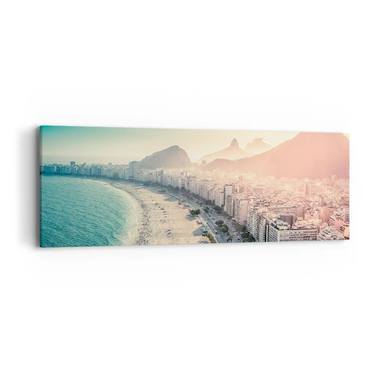 Cuadro sobre lienzo - Impresión de Imagen - Vacaciones perpetuas en Río - 90x30 cm