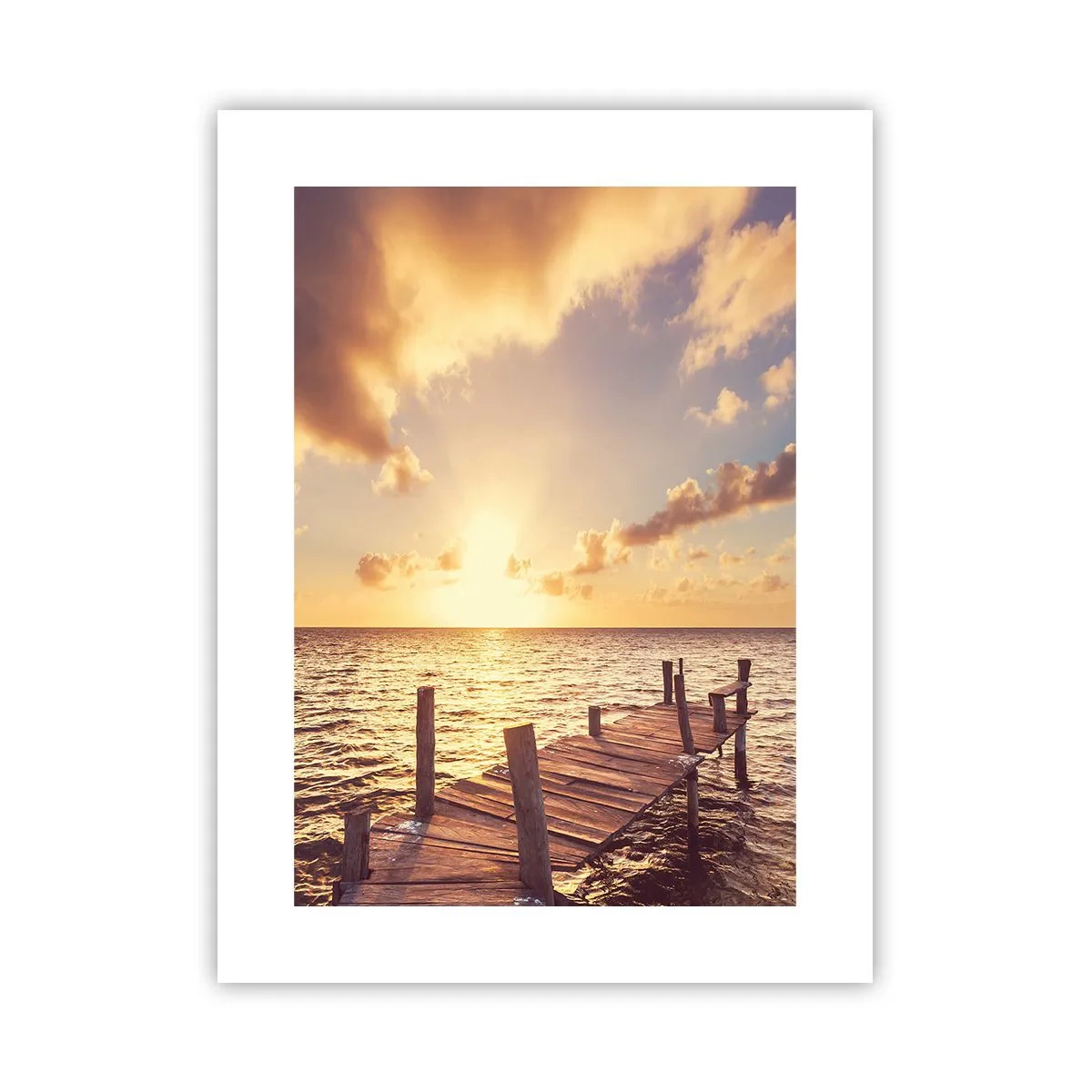 Póster - Una tierra dorada de dulzura - 30x40 cm