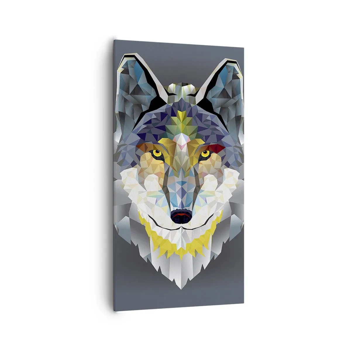 Cuadro sobre lienzo - Impresión de Imagen - Habla del lobo si lo ves - 65x120 cm