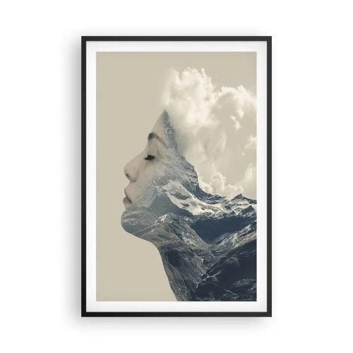 Póster en marco negro - La belleza de los elementos - 61x91 cm