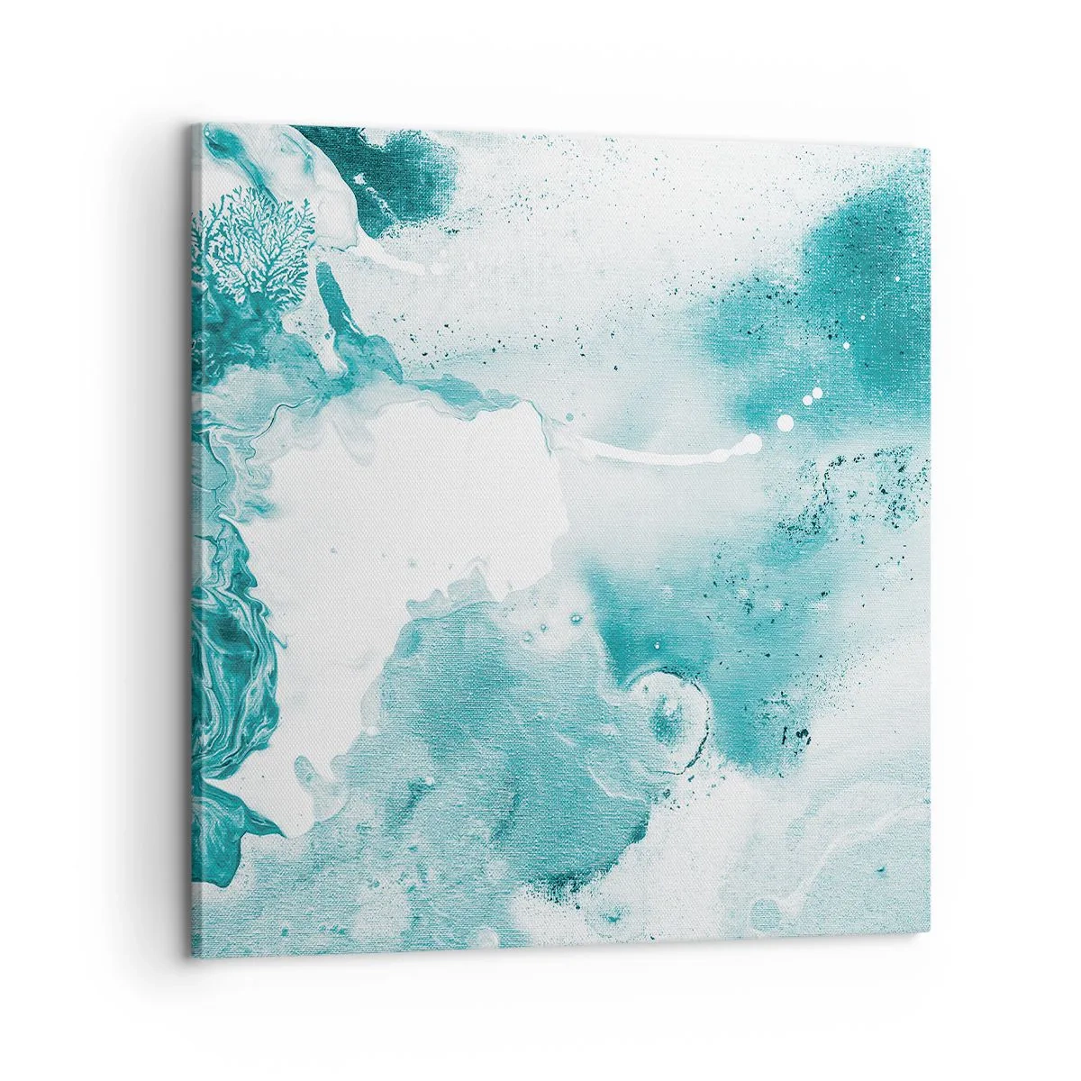 Cuadro sobre lienzo - Impresión de Imagen - Remansos de azul - 60x60 cm