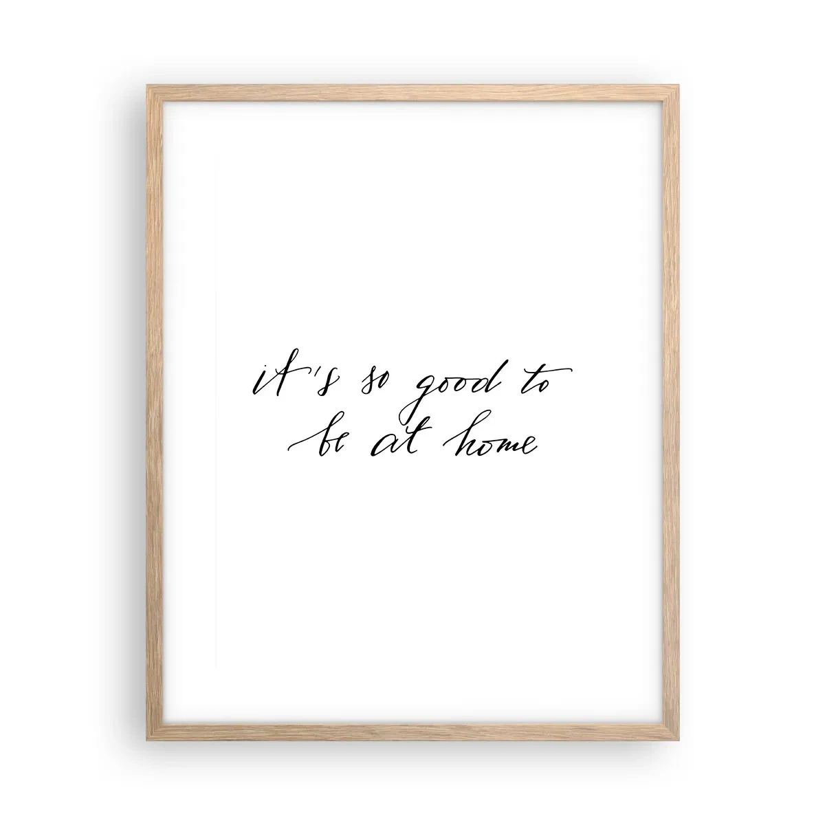 Póster en marco roble claro - Toda la verdad - 40x50 cm