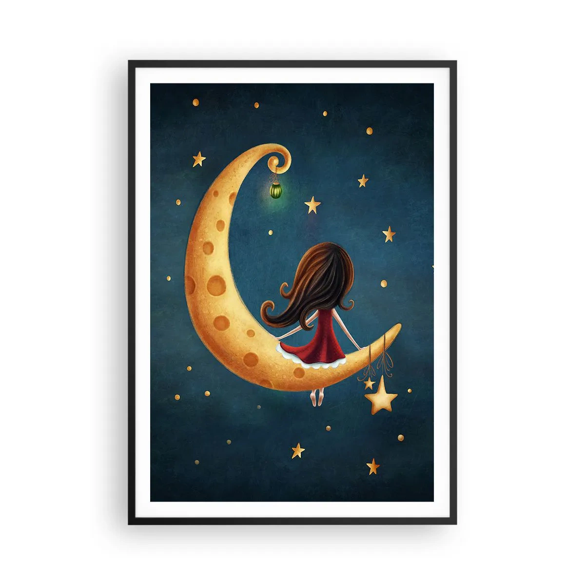 Póster en marco negro - Érase una vez... - 70x100 cm