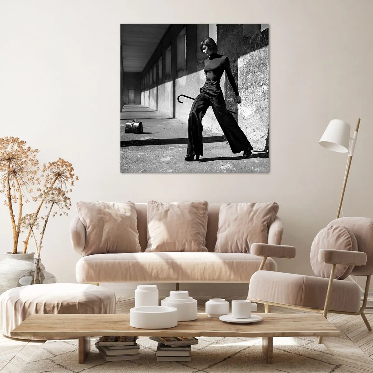 Cuadro sobre lienzo - Impresión de Imagen - Elegancia urbana - 30x30 cm