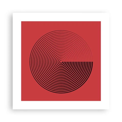 Póster - Movimiento circular - 40x40 cm