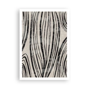 Póster - Salpicadura de líneas - 70x100 cm