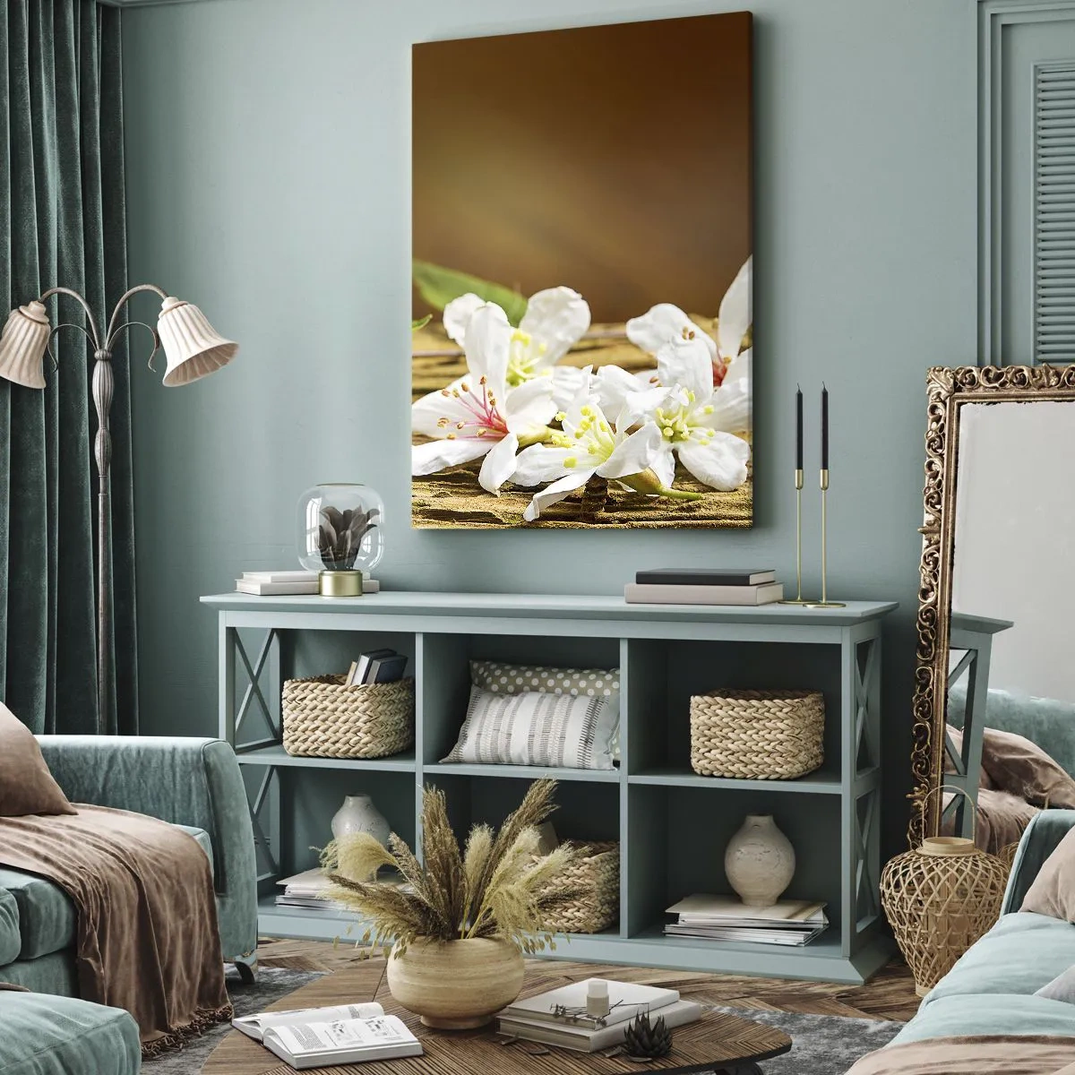 Cuadro sobre lienzo - Impresión de Imagen - Una promesa inocente - 45x80 cm